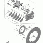 MT09  (MT09MCL/MT09ML/MT09MCGY/MT09MGY/MT09MCB/MT09MB) Задний суппорт