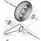 MT09  (MT09MCL/MT09ML/MT09MCGY/MT09MGY/MT09MCB/MT09MB) Заднее колесо