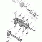 TRACER 900 GT  (MTT9GTMR/MTT9GTMCR/MTT9GTMCS/MTT9GTMS) Коленчатый вал и Поршень