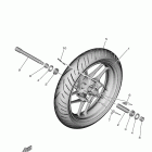TRACER 900 GT  (MTT9GTMR/MTT9GTMCR/MTT9GTMCS/MTT9GTMS) Переднее колесо
