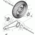 TRACER 900 GT  (MTT9GTMR/MTT9GTMCR/MTT9GTMCS/MTT9GTMS) Заднее колесо