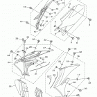 WR250F  (WR250FM) БОКОВАЯ КРЫШКА