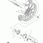 TTR110E (TTR110EL) Переднее колесо