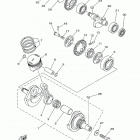 TTR230 (TTR230L) Коленчатый вал & Поршень