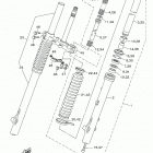 TTR230 (TTR230L) Передняя вилка