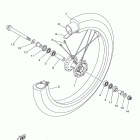 TTR230 (TTR230L) Переднее колесо