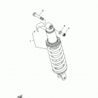 TTR230 (TTR230L) Задняя подвеска