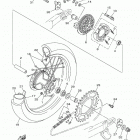 TTR230 (TTR230L) Заднее колесо