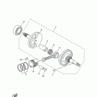 TTR50E  (TTR50EL) Коленчатый вал и Поршень