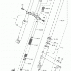 TTR50E  (TTR50EL) Передняя вилка