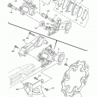WR250F  (WR250FL) Задний суппорт
