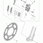 YZ250F  (YZ250FLGY/YZ250FLL) Передний суппорт