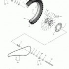 YZ250F  (YZ250FLGY/YZ250FLL) Заднее колесо