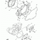 YZ250X (YZ250XL) Крышка картера двигателя