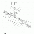 YZ250X (YZ250XL) Коленчатый вал и Поршень