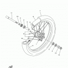 YZ250X (YZ250XL) Переднее колесо