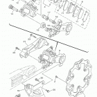 YZ250X (YZ250XL) Задний суппорт