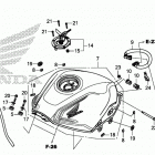 CB500FA AC Топливный бак и насос