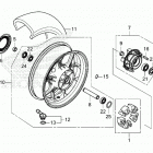 CB650RA AC Заднее колесо