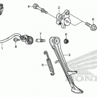 CBR1000RA 2AC Подножка