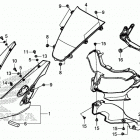 CBR1000RA 2AC Верхний обтекатель