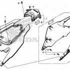 CBR1000RR AC Задний обтекатель