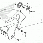 CBR1000SP AC Переднее крыло