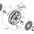 CBR1000SP AC Переднее колесо