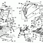 CBR1000SP AC Обтекатель средняя часть