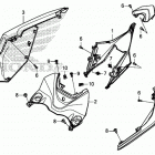 CBR1000SP AC Задний обтекатель