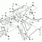 CBR600RA 7AC Middle cowl@lower cowl