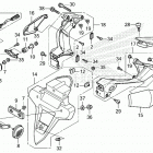 CBR600RA 7AC Rear fender@license light