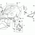 CBR600RA 7AC Кожух бака