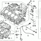 CBR600RR 7AC Картер двигателя
