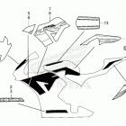 CBR600RR 7AC Наклейки