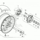 CBR600RR 7AC Заднее колесо