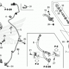CBR650RA AC Главный цилиндр переднего тормоза
