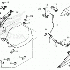 CBR650RA AC Seat@rear cowl
