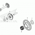 CBR650RA AC Starting driven gear