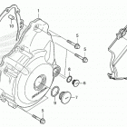 CMX300 A Крышка картера левая