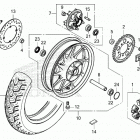 CMX300 A Заднее колесо