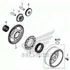 CRF1100D4 AC Муфта стартера