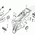 CRF300L AC Taillight@license light