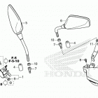 CRF300LRA AC Mirror@knuckle guard