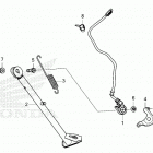 CRF300LRA AC Подножка