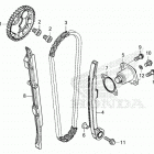CRF450RWE AC Цепь ГРМ и натяжитель