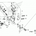 CRF450RWE AC Главный цилиндр переднего тормоза