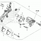CRF450RWE AC Задний суппорт