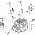 CRF450RX AC ГОЛОВКА ЦИЛИНДРА