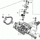 CRF450X AC КОРПУС ДРОССЕЛЬНОЙ ЗАСЛОНКИ